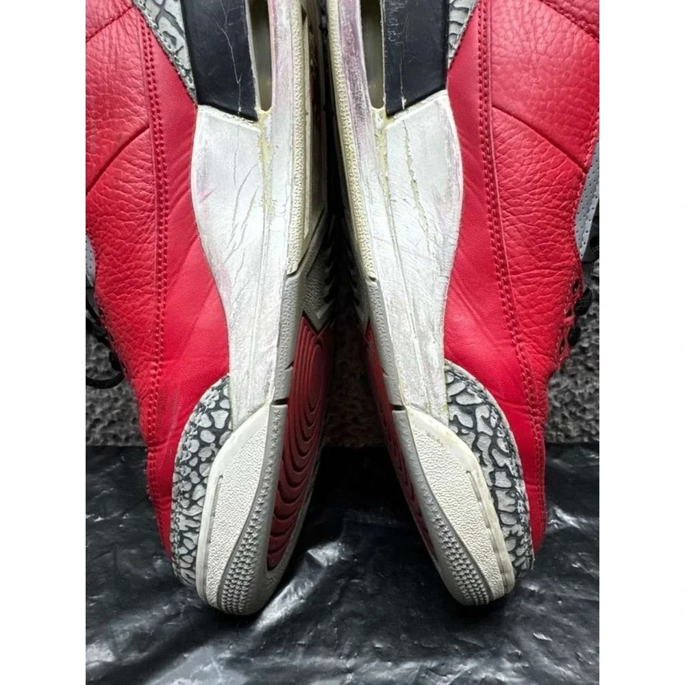 Air Jordan‎ 3 Retro SE Unite Lace-Up Sneakers Fire Red CK5692-600 Mens Size 11.5